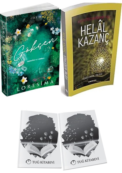 Hayatımızın Mihenk Taşı Helal Kazanç ve Ephesus Yayınları Gökçen 4 Loresima 2li Set + Hediyeli