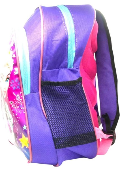 Kız Çocuk Elsa Baskılı 2 Bölmeli Ilkokul Çantası Seti modelleri