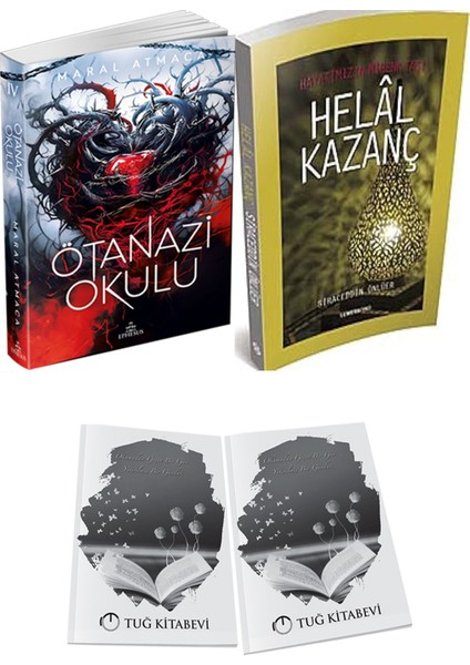 Hayatımızın Mihenk Taşı Helal Kazanç ve Ephesus Yayınları Ötanazi Okulu 4 Maral Atmaca 2li Set + Hediyeli