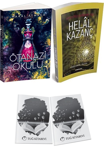 Hayatımızın Mihenk Taşı Helal Kazanç ve Ephesus Yayınları Ötanazi Okulu 2 Maral Atmaca 2li Set + Hediyeli