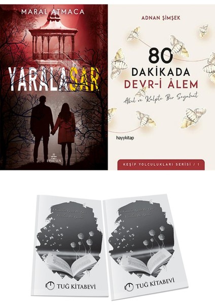 80 Dakikada Devr-I Alem ve Ephesus Yayınları Yaralasar 4 Maral Atmaca 2li Set + Hediyeli