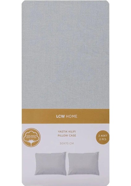 Lcw Home Basic Pamuklu Yastık Kılıfı 2'li 50X70 cm (W5) fırsatları