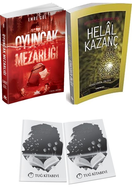 Hayatımızın Mihenk Taşı Helal Kazanç ve Guardian Yayınları Oyuncak Mezarlığı Emre Gül 2li Set + Hediyeli