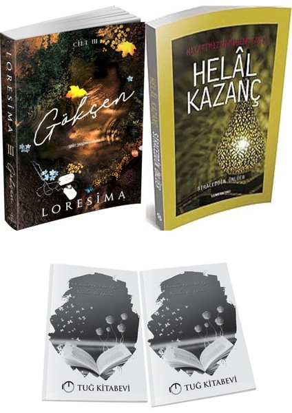 Hayatımızın Mihenk Taşı Helal Kazanç ve Ephesus Yayınları Gökçen 3 Loresima 2li Set + Hediyeli