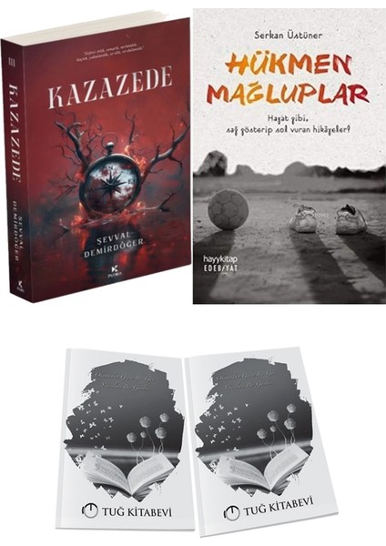 Hükmen Mağluplar ve Pukka Yayınları Kazazede 3 Şevval Demirdöğer 2li Set + Hediyeli
