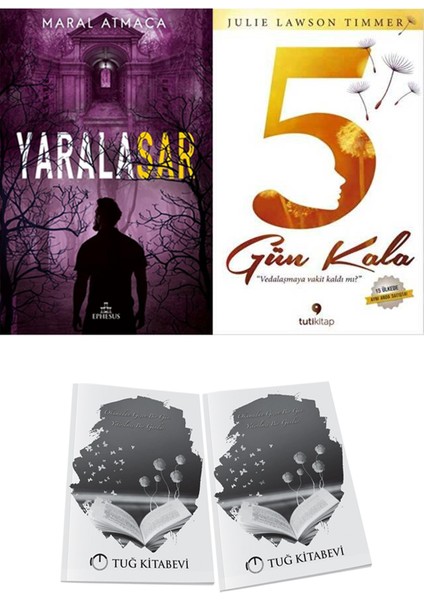 5 Gün Kala ve Ephesus Yayınları Yaralasar 3 Maral Atmaca 2li Set + Hediyeli
