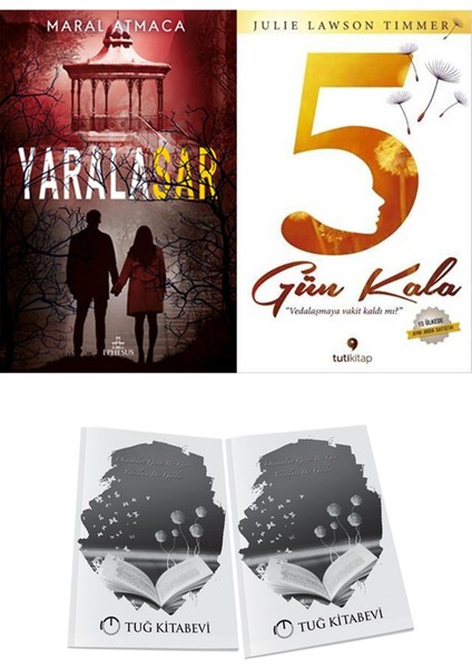 5 Gün Kala ve Ephesus Yayınları Yaralasar 4 Maral Atmaca 2li Set + Hediyeli