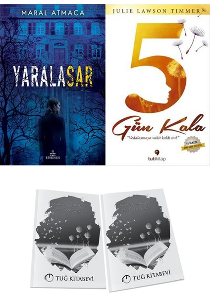 5 Gün Kala ve Ephesus Yayınları Yaralasar 1 Maral Atmaca 2li Set + Hediyeli