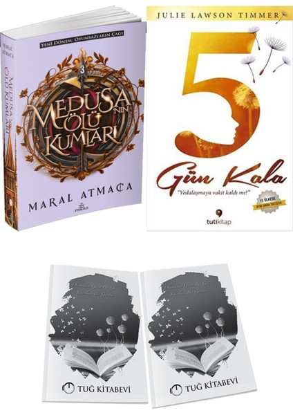 5 Gün Kala ve Ephesus Yayınları Medusanın Ölü Kumları 3 Maral Atmaca 2li Set + Hediyeli