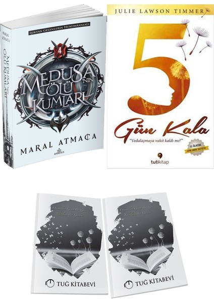 5 Gün Kala ve Ephesus Yayınları Medusanın Ölü Kumları 4 Maral Atmaca 2li Set + Hediyeli