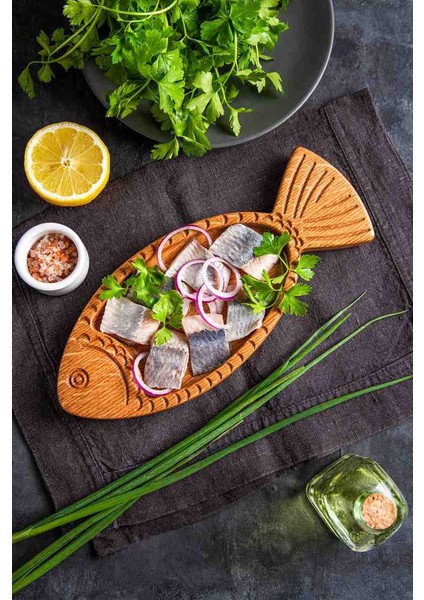 Ahşap Servis Balık Sunumu fiyatları