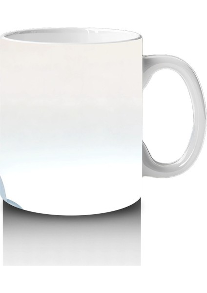 Pembe Kalpli Balonla Penguen Maskotu – Baskılı Kahve Kupası modelleri