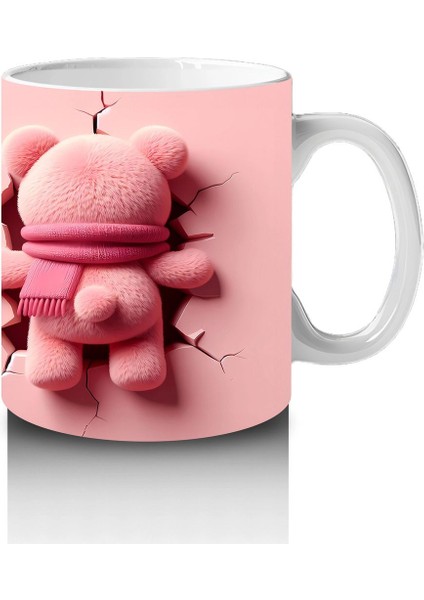 Ponponlu Şapkalı Kız Maskot ve Arka Yüzü – Baskılı Kupa Bardak modelleri