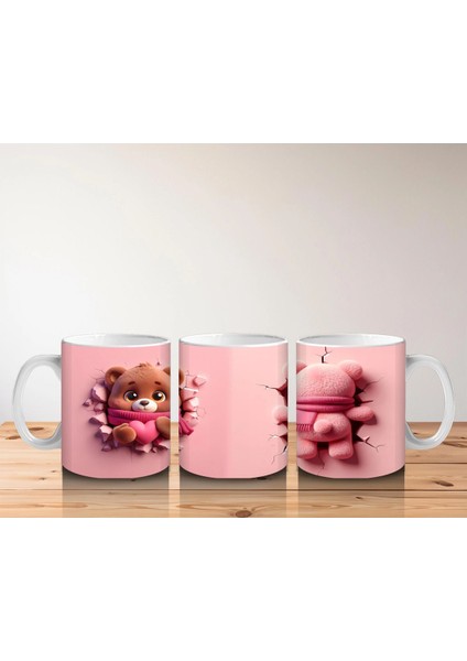 Ponponlu Şapkalı Kız Maskot ve Arka Yüzü – Baskılı Kupa Bardak fırsatları