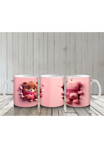 Ponponlu Şapkalı Kız Maskot ve Arka Yüzü – Baskılı Kupa Bardak indirimleri