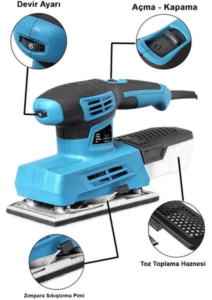 İyisi Yok Elektrikli Titreşimli Zımpara Makinası Makinesi Zımpara modelleri