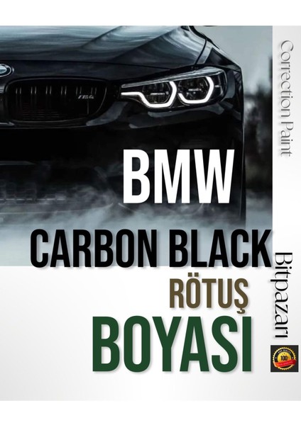Bmw Carbon Black - Profesyonel Çizik Giderici Rötüş Boyası 20ML. Siyah