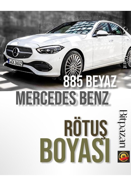 C Serisi, E Serisi, S Serisi, Glc, G Serisi, Amg-Gt, Cle - 885 Opalithweiß Beyaz Rötuş Boyası 20 ml