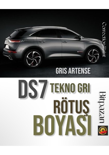 Ds 7 Tekno Gri , Gris Artense - Kca - Rötuş Boyası 20 ml