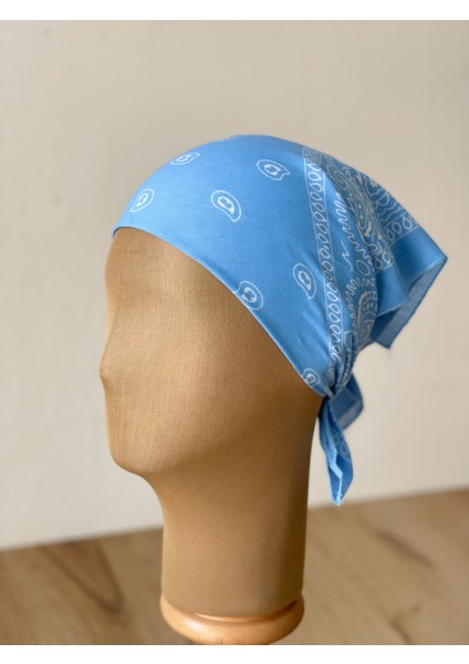 %100 Pamuklu Klasik Desen Unisex Bandana Renkli Bandana Etnik Desenli Bandana