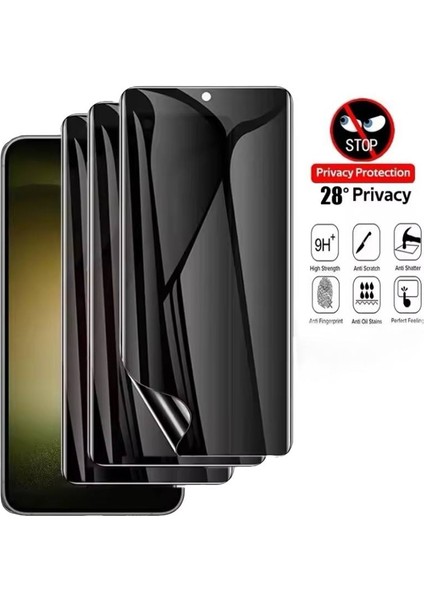 Samsung Galaxy S24 Privacy Cam Hayalet Ekran Koruyucu.