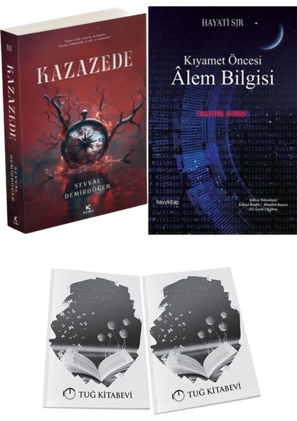 Kıyamet Öncesi Alem Bilgisi ve Pukka Yayınları Kazazede 3 Şevval Demirdöğer 2li Set + Hediyeli