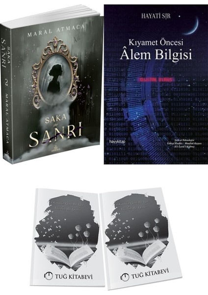 Kıyamet Öncesi Alem Bilgisi ve Ephesus Yayınları Saka ve Sanrı 2 Maral Atmaca 2li Set + Hediyeli