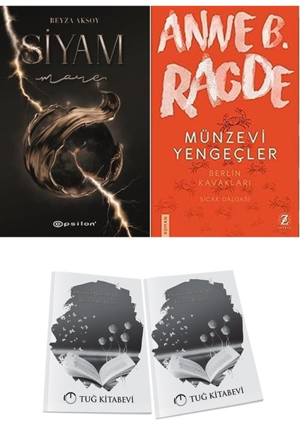 Münzevi Yengeçler ve Epsilon Yayınevi Siyam 4 Mare Beyza Aksoy 2li Set + Hediyeli