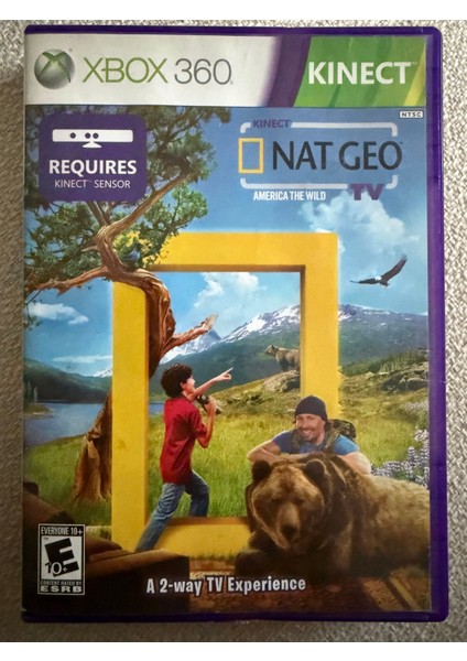 Xbox 360 Kinect Nat Geo America The Wild ( Kamera Destekli Oyun Pal Destekli )