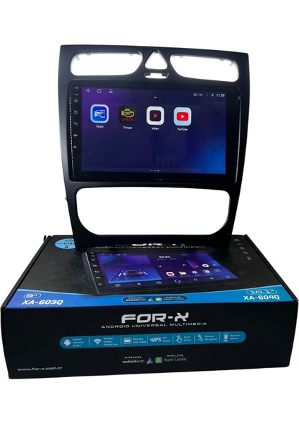 Mercedes W203-W209 Forx 6-128 Tam Profesyonel Oem Multimedia fırsatları