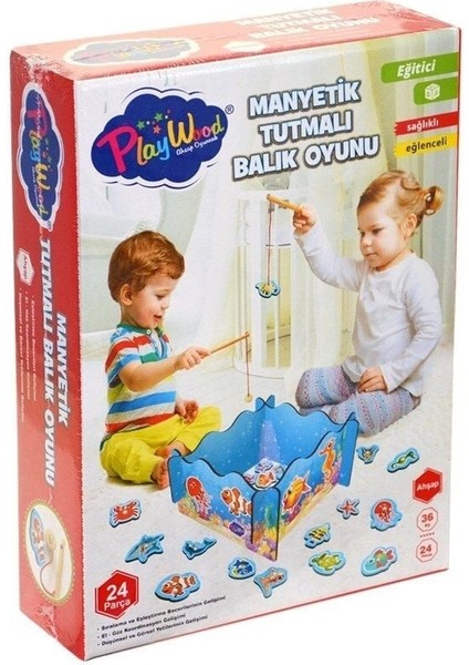 Play Wood Manyetik Tutmalı Balık Oyunu 381