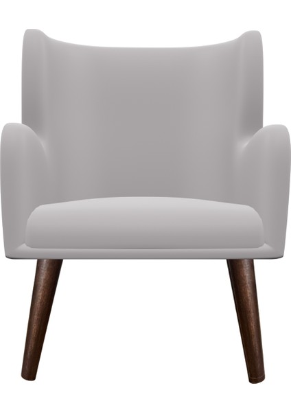 44 cm Koyu Meşe Konik Ahşap Mobilya Ayağı – 4’lü Set | Masa, Sandalye, Sehpa Uyumlu | Montaj Aparatları Dahil