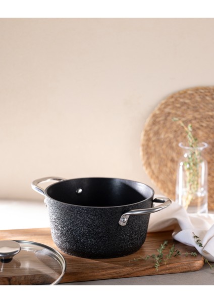 Noir Titanyum Derin Tencere - Siyah - 18 cm fiyatları
