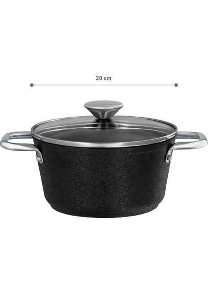 Noir Titanyum Derin Tencere - Siyah - 20 cm fiyatları