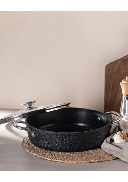 Noir Titanyum Kısa Tencere - Siyah - 26 cm fiyatları