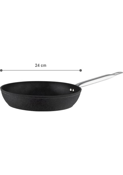 Noir Titanyum Tava - Siyah - 24 cm