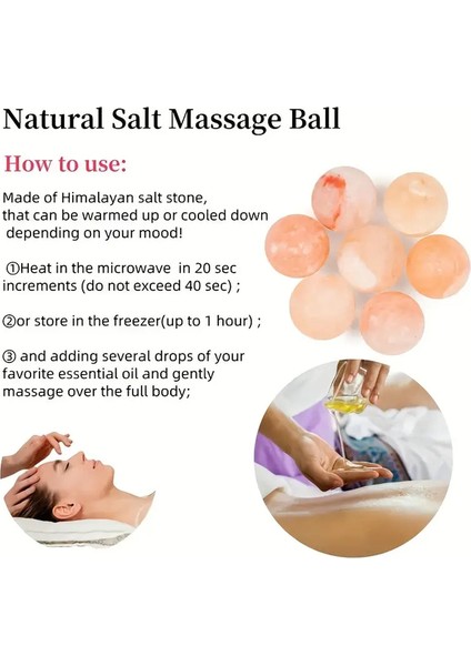 Himalaya Tuz Masaj Topu Sertifikalı Yüzde Yüz Doğal Tuz Taşı Topu
