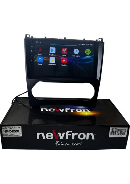 Mercedes C (W203) Newfron 6-64 Tam Profesyonel Oem Multimedia modelleri
