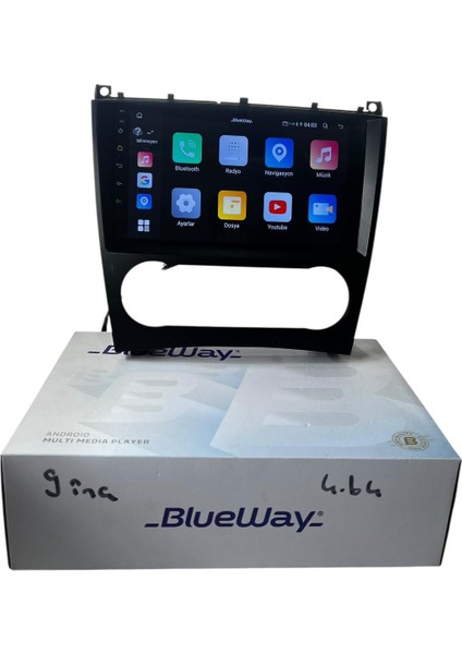 Mercedes C (W203) Blueway 4-64 Profesyonel Oem Multimedia