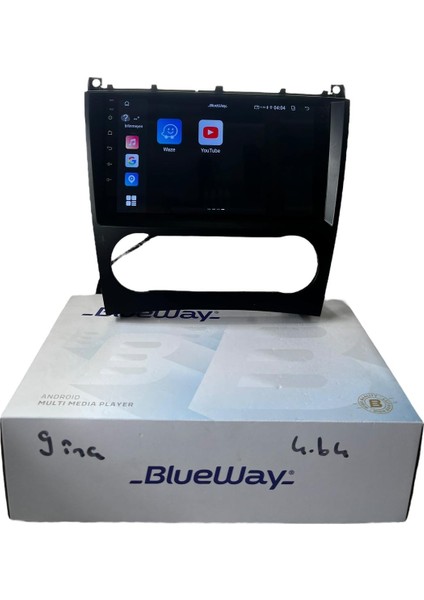 Mercedes C (W203) Blueway 4-64 Profesyonel Oem Multimedia fırsatları