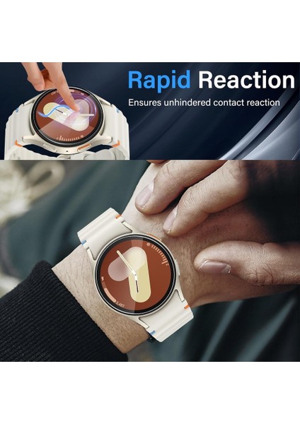 Samsung Galaxy Watch 7 40MM / Watch 6 40MM Uyumlu Cam Kolay Kurulum Aparatlı Ekran Koruyucu fırsatları
