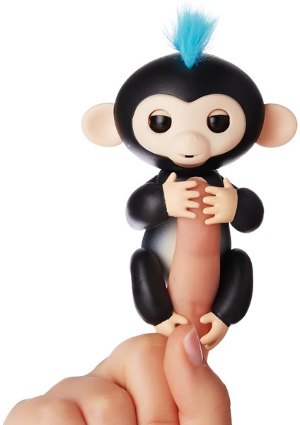 Fingerlings Interaktif Bebek Maymun – Dokunmatik Refleksli Işıklı ve Sesli Geliştirici Oyuncak Siyah
