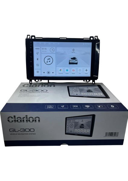 Mercedes Sprinter-Ww Crafter Clarion 4-64 Tam Profesyonel Oem Multimedia (Orj)