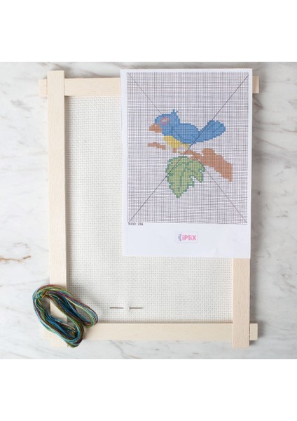 Büro Ev Ofis Hobi Dikiş Atölyesi Için Kuş Stil Etamin Işleme Panosu Kiti