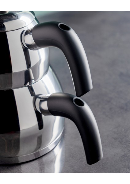 Monreale Çaydanlık Takımı - Çelik - Orta Boy fırsatları