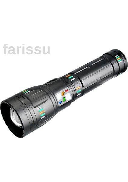 Çinli Kız Süper Parlak 30W LED El Feneri - 2000 Lümen, 1000 Metre Menzil ve Powerbank Özelliği