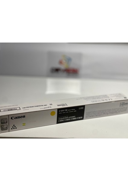C-EXV58 Y (3766C002) Sarı Orjinal Toner - Canon Dx C5840I fırsatları