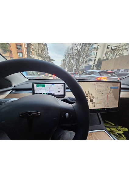 Tesla Model Y 8,8inch Ön Bilgi Ekranı Carplay Ön Kamera indirimleri