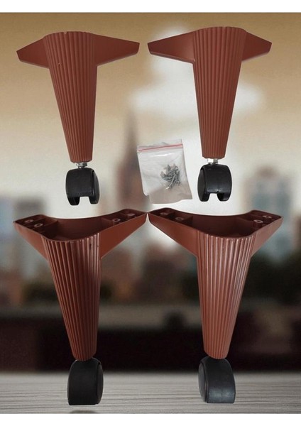 Tekerlekli Sehpa Masa Ayağı,akıllı Sehpa Ayağı, Sihirli Sehpa Ayağı Siyah 4 Adet 360 Derece 20 cm fiyatları