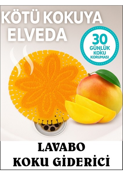 Mango Kokulu Lavabo Koku Giderici Süzgeç Kötü Koku Önleyici Evye Süzgeci Çok Amaçlı Kullanım Banyo Duş Çöp Kovası Uyumlu